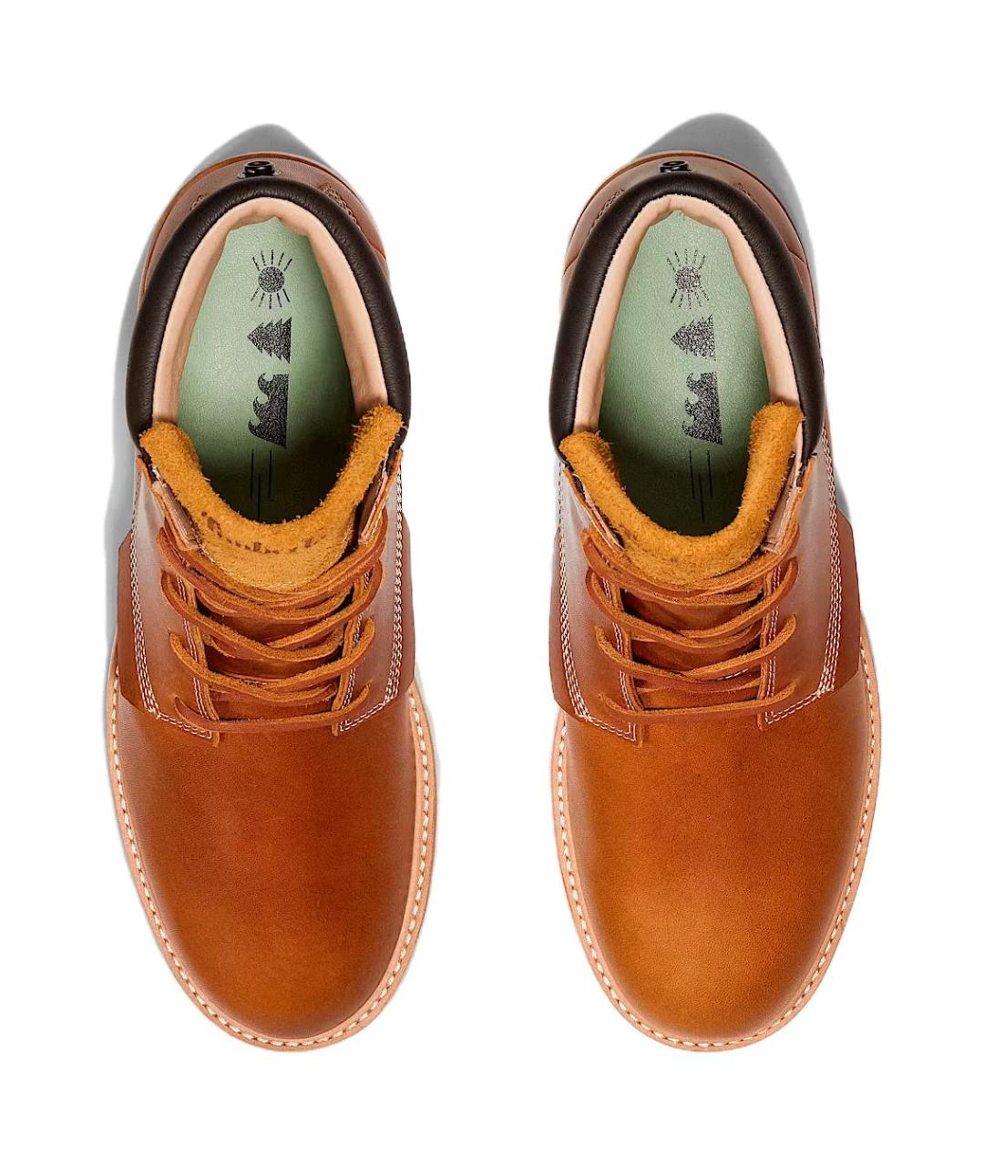 TIMBERLAND Коричневые кожаные сапоги, фото 4