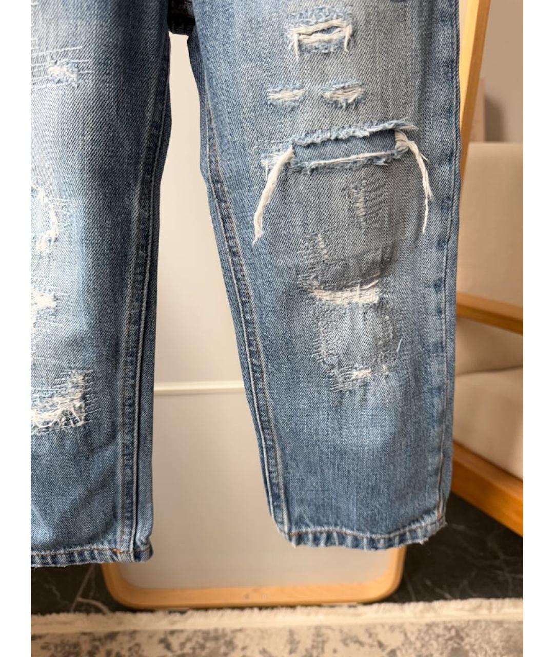 DOLCE & GABBANA KIDS Синие хлопковые детские джинсы, фото 4