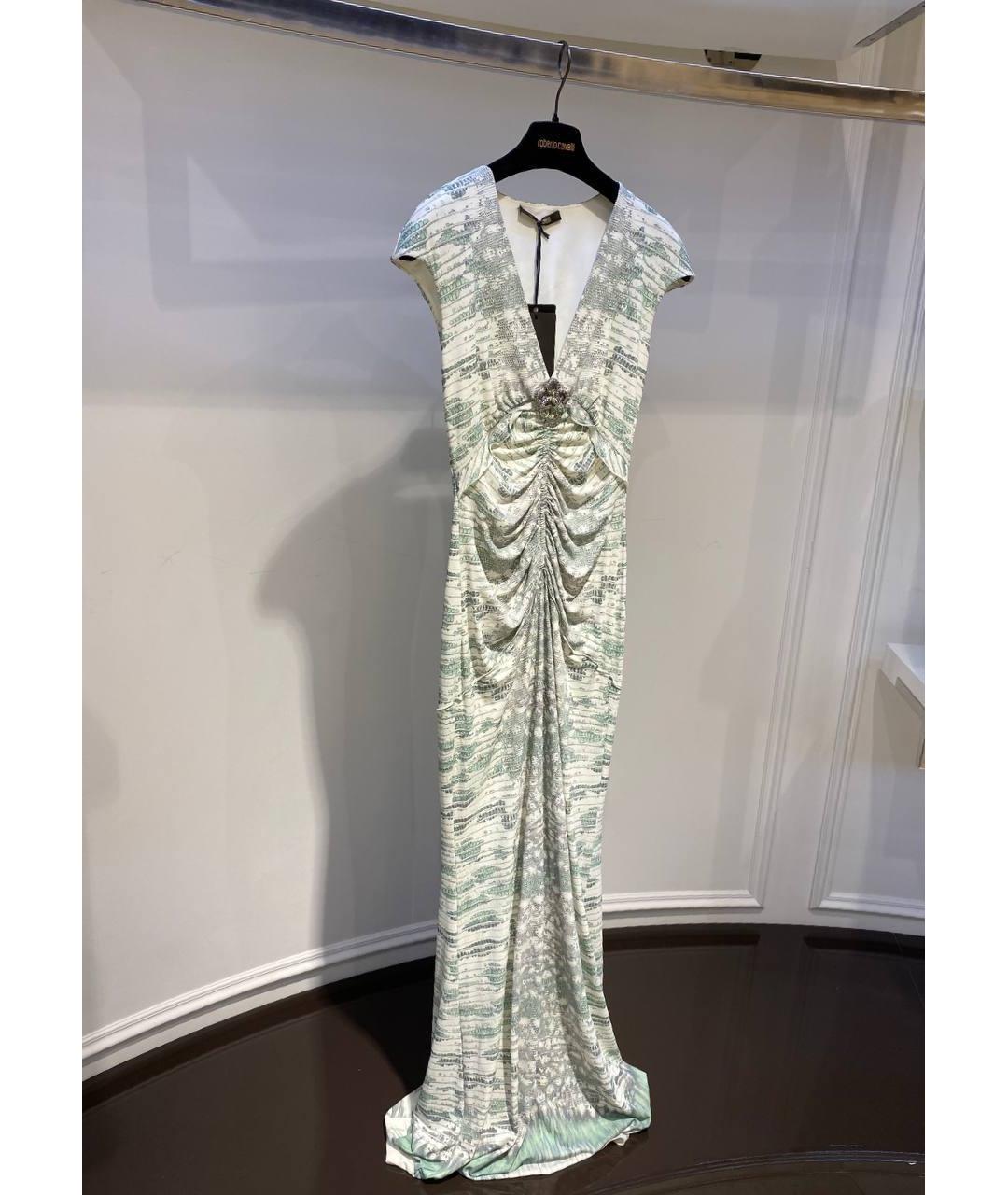 ROBERTO CAVALLI Мульти полиамидовое платье, фото 2