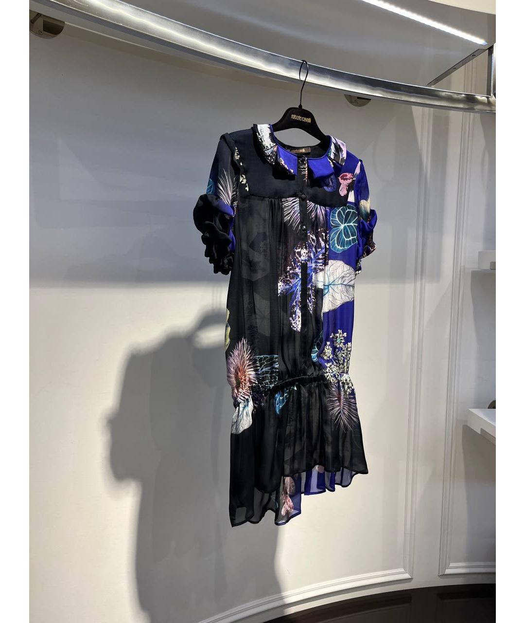 ROBERTO CAVALLI Мульти шелковая туника, фото 2