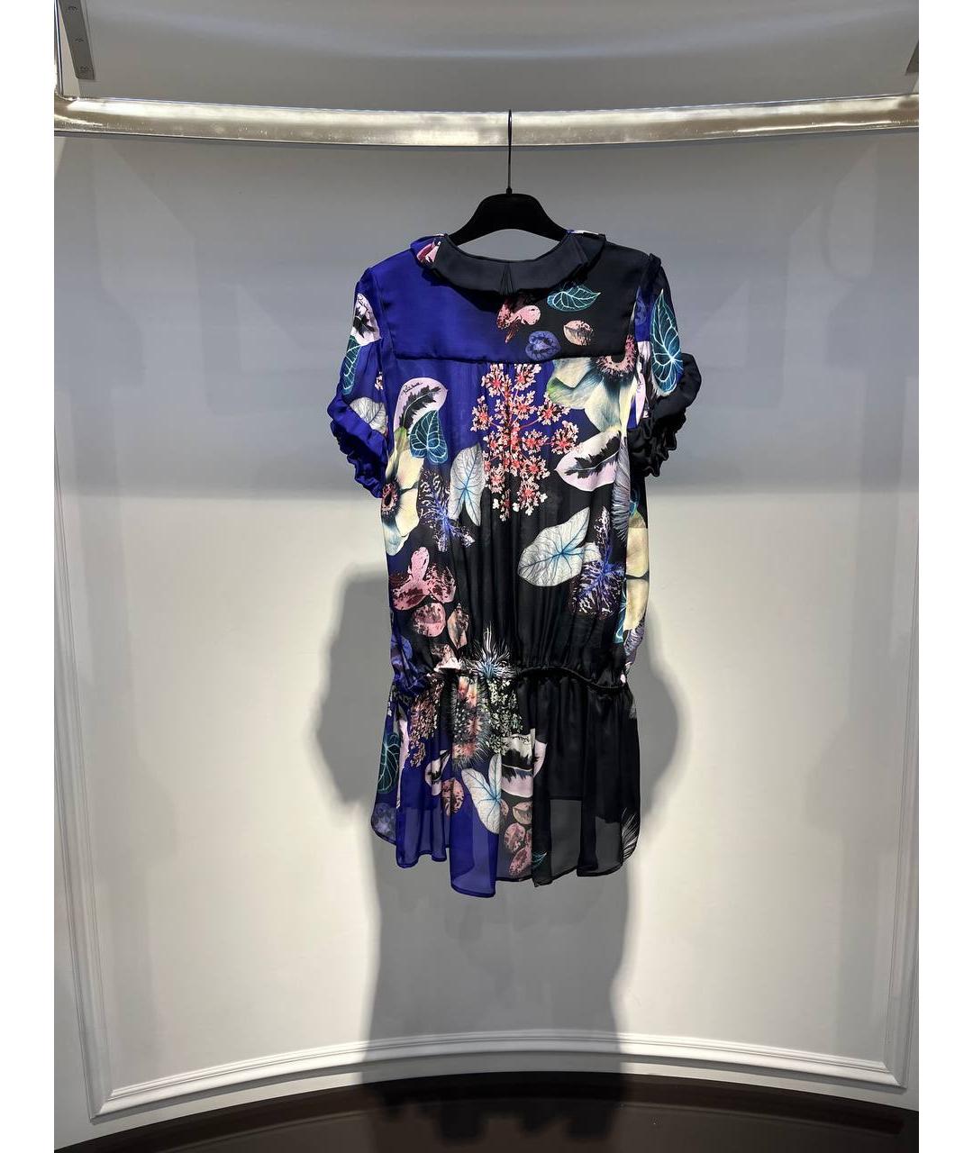 ROBERTO CAVALLI Мульти шелковая туника, фото 3