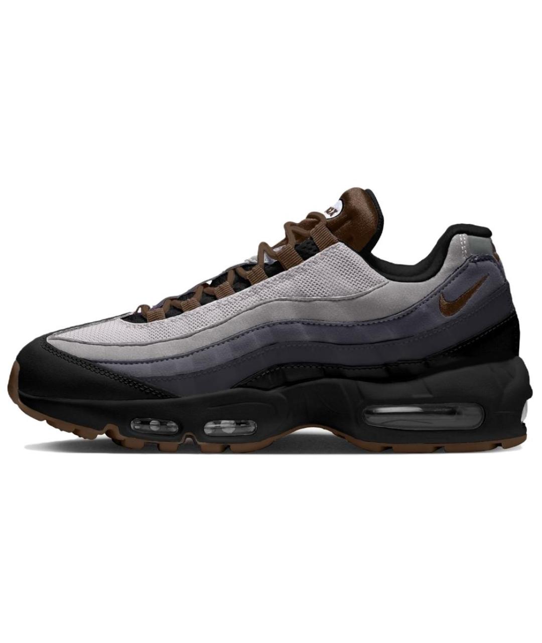 NIKE Черные текстильные кроссовки, фото 2