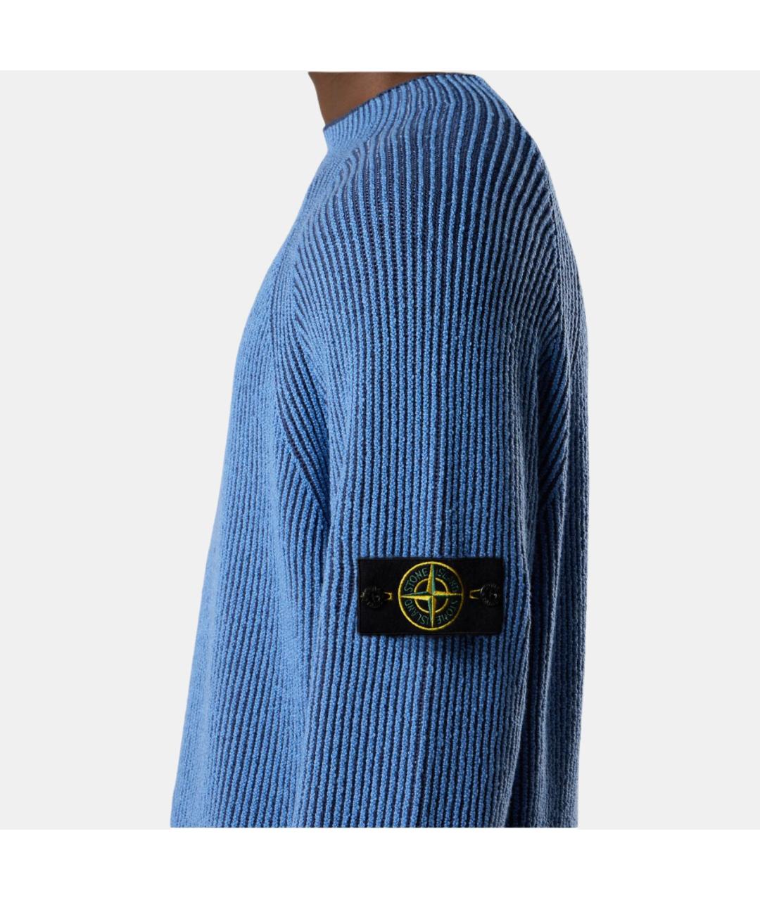 STONE ISLAND Синий джемпер / свитер, фото 2