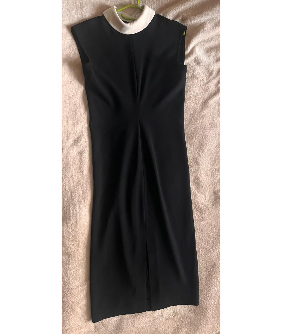 MAX MARA STUDIO Черное ацетатное вечернее платье, фото 6