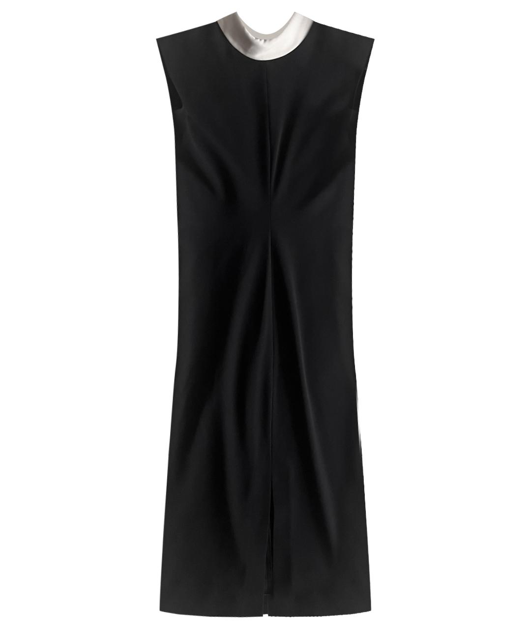 MAX MARA STUDIO Черное ацетатное вечернее платье, фото 1