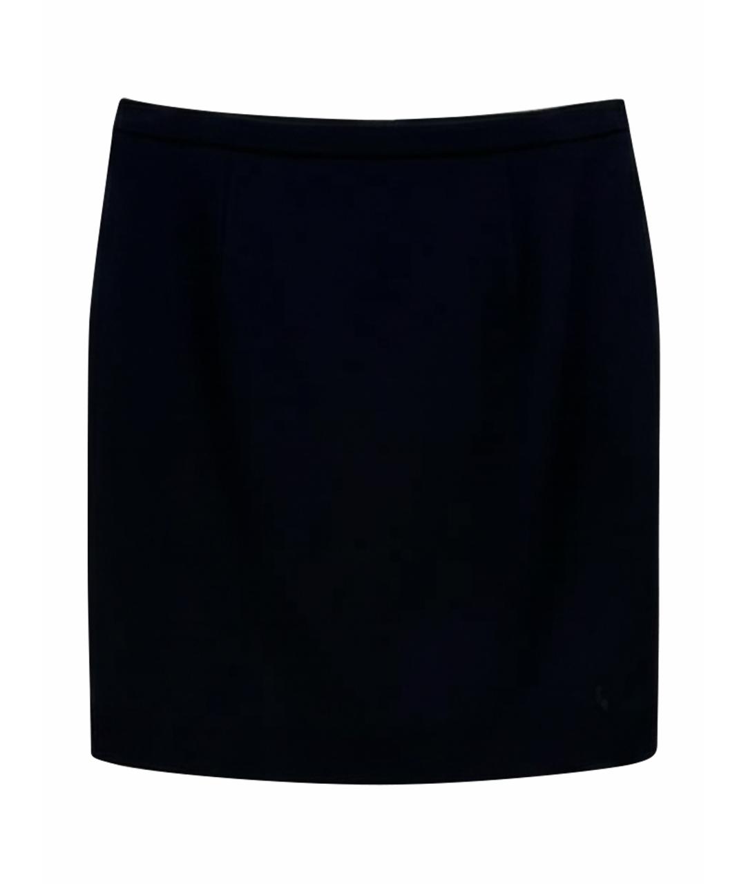 ROBERTO CAVALLI Черная вискозная юбка мини, фото 1