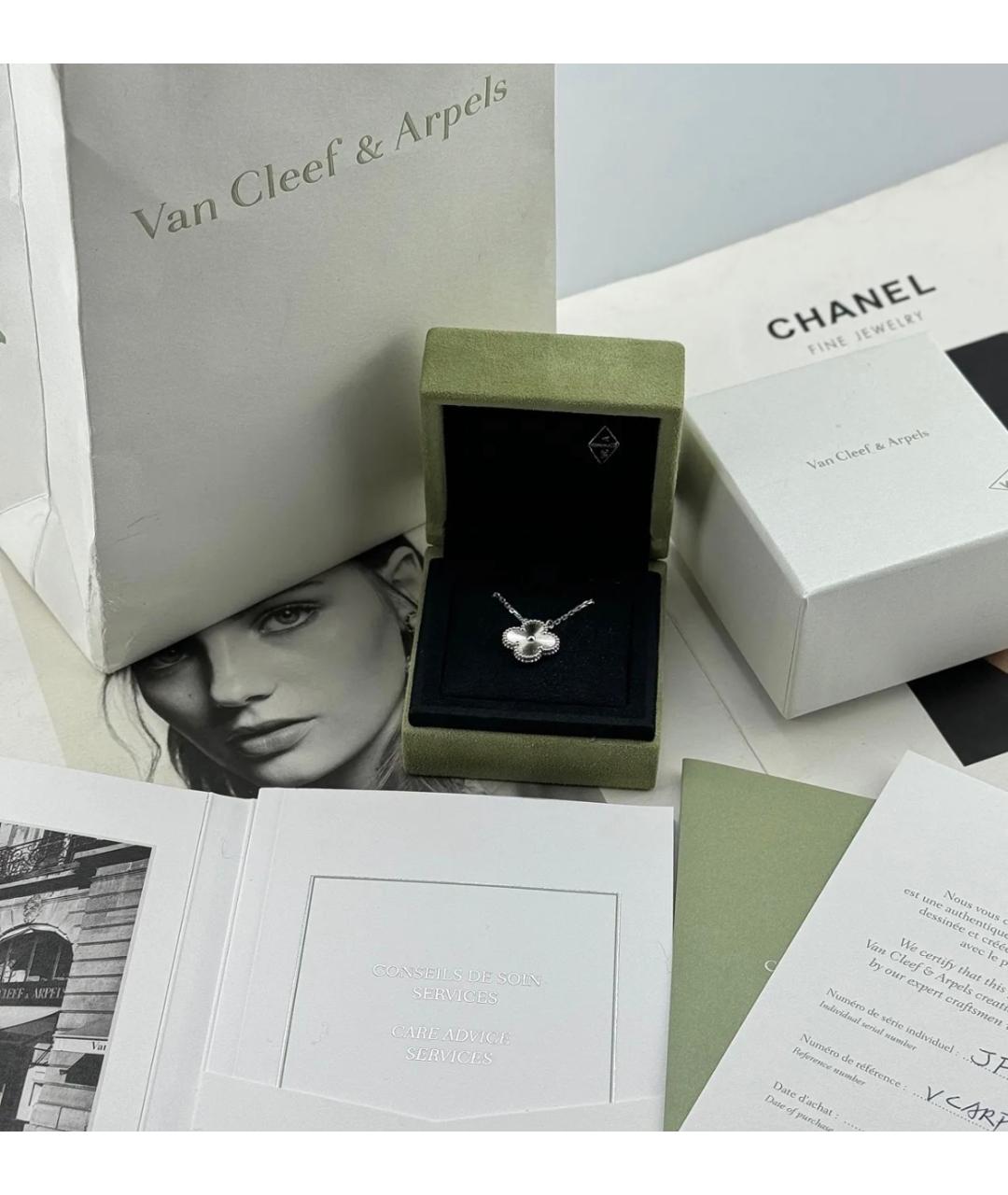 VAN CLEEF & ARPELS Серебряная подвеска из белого золота, фото 2