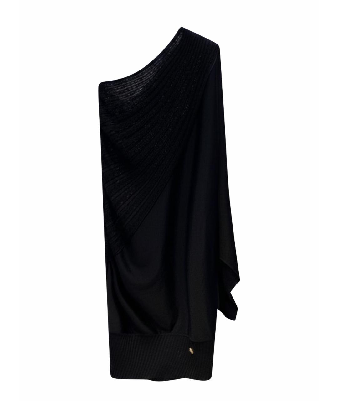 ROBERTO CAVALLI Черное вискозное платье, фото 1