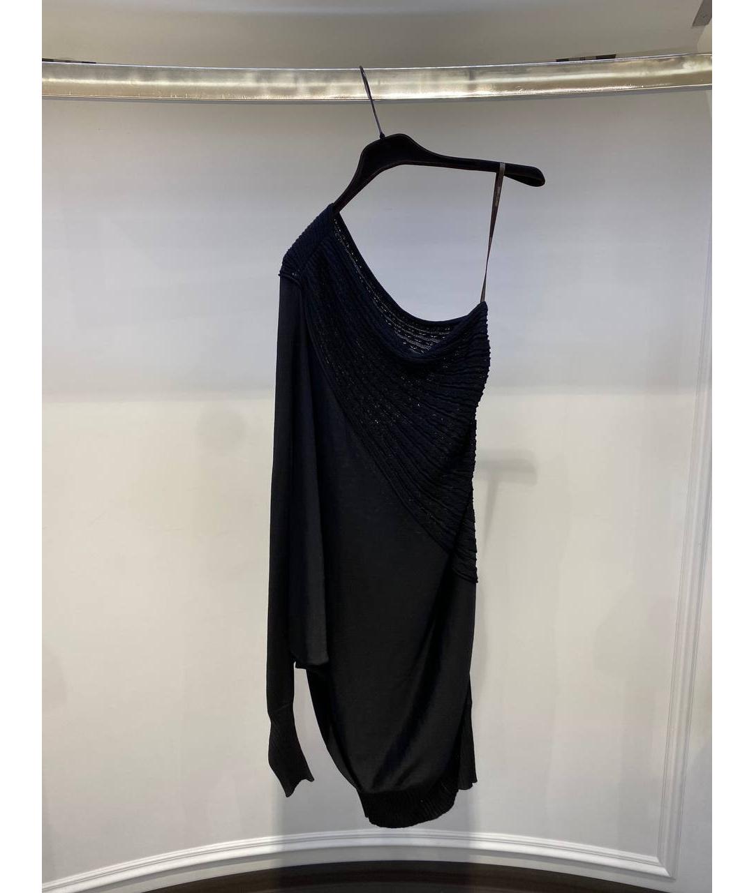 ROBERTO CAVALLI Черное вискозное платье, фото 3