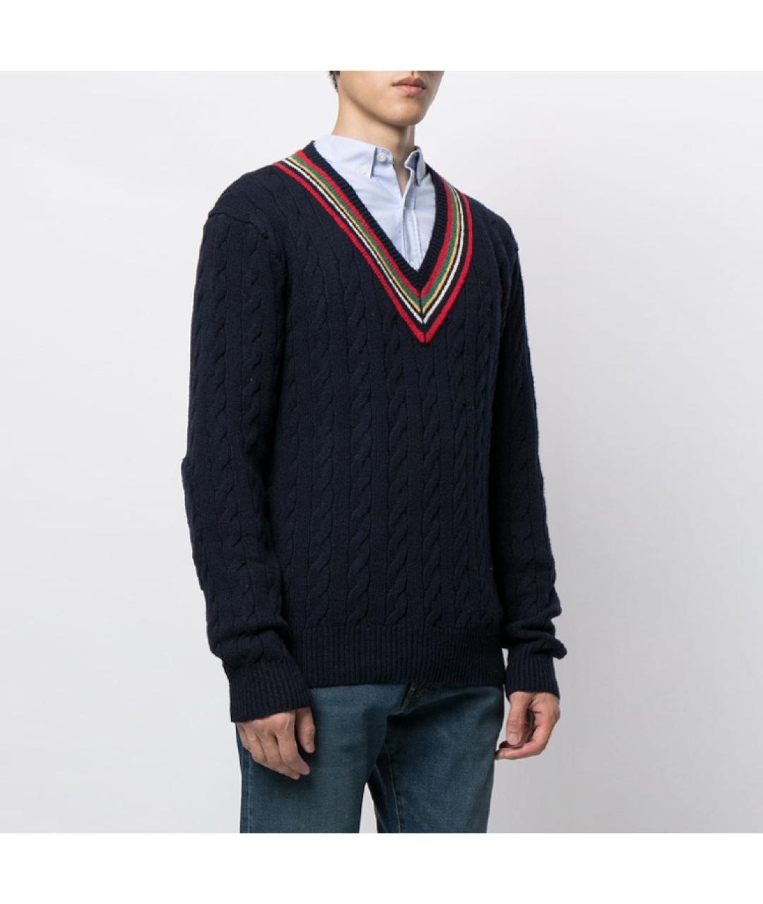 POLO RALPH LAUREN Синий джемпер / свитер, фото 4