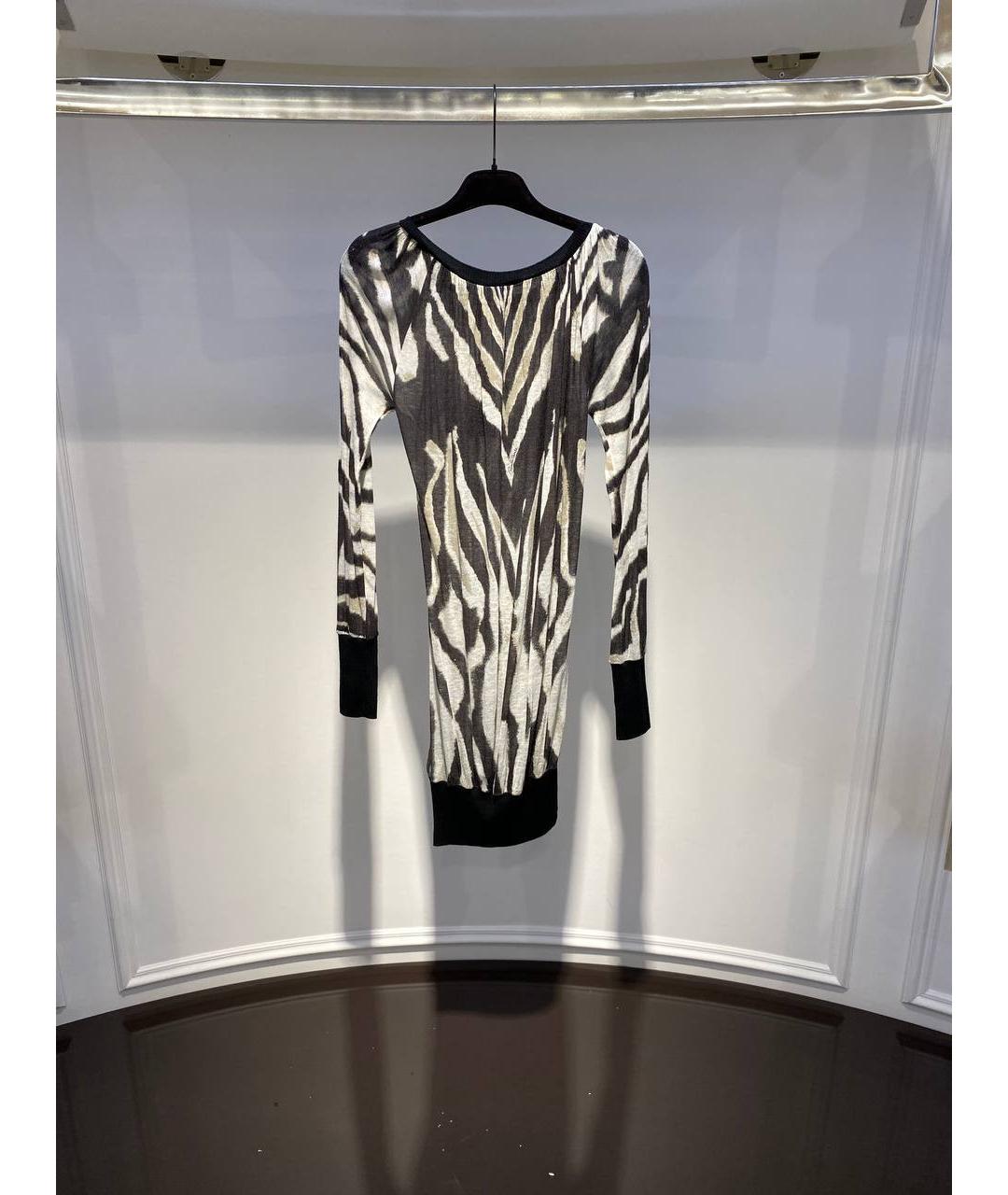 ROBERTO CAVALLI Мульти вискозное платье, фото 3