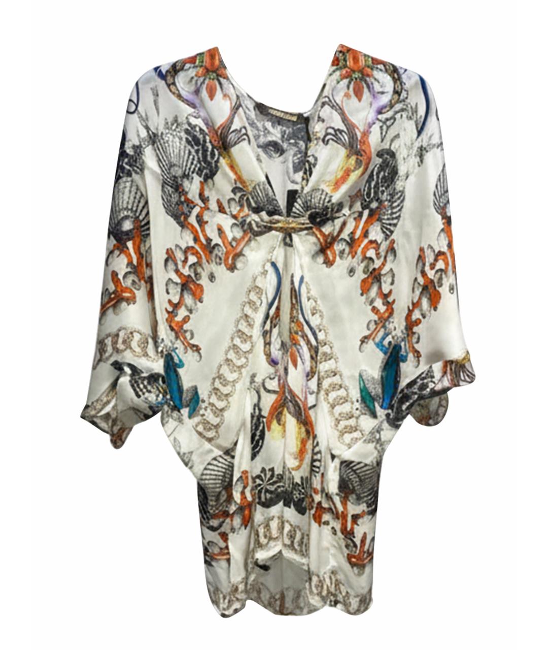 ROBERTO CAVALLI Мульти шелковая туника, фото 1