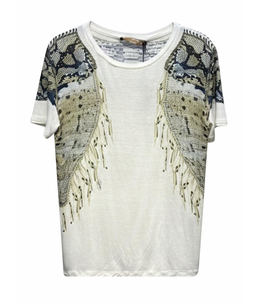 ROBERTO CAVALLI Мульти вискозная футболка, фото 1