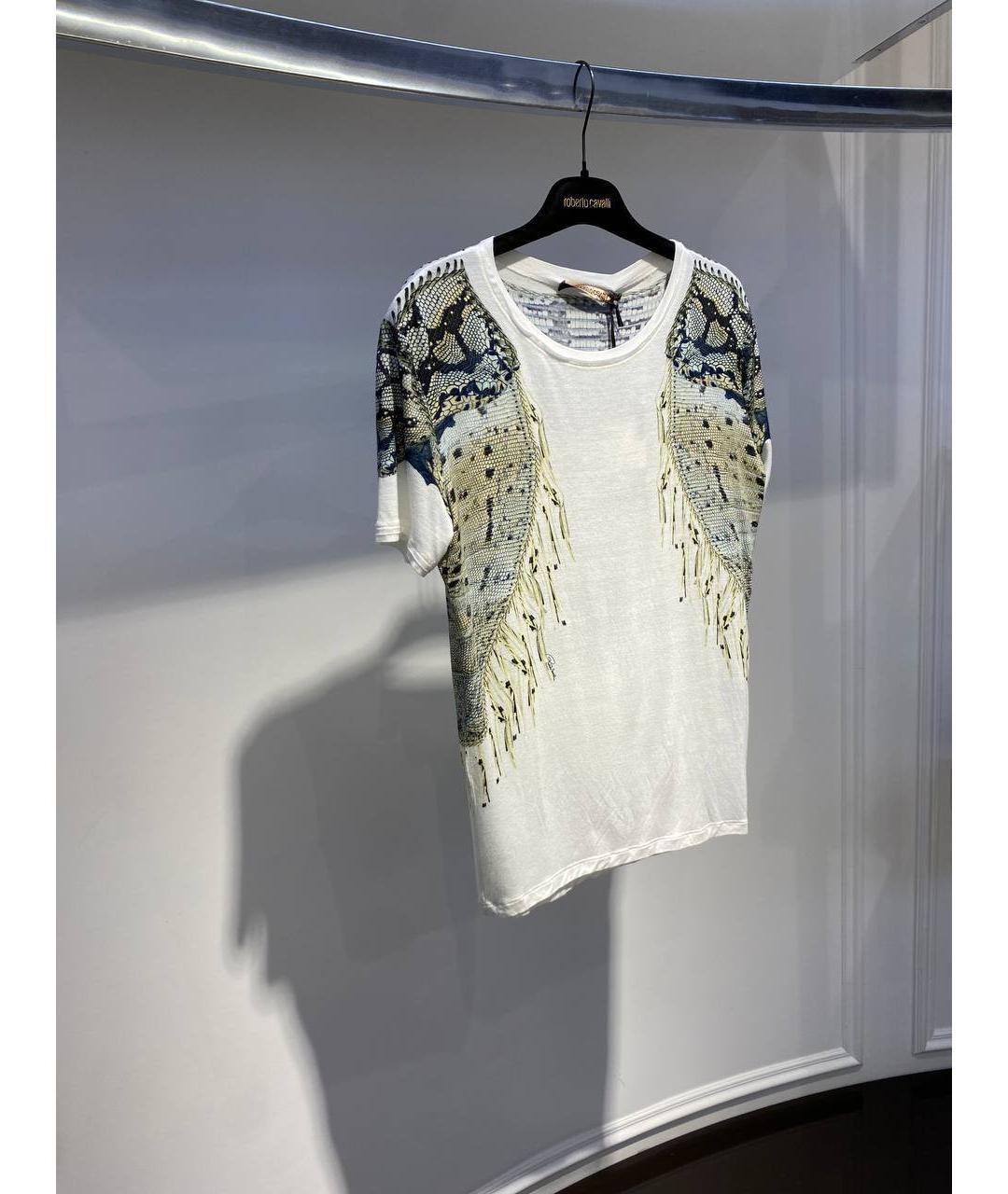 ROBERTO CAVALLI Мульти вискозная футболка, фото 2