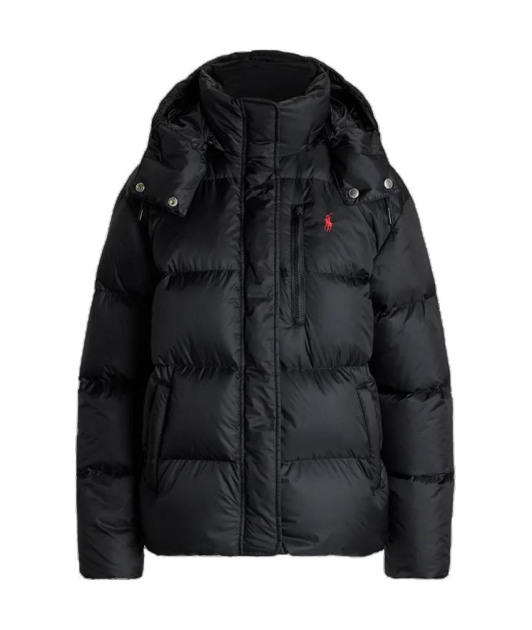 POLO RALPH LAUREN Черный пуховик, фото 1