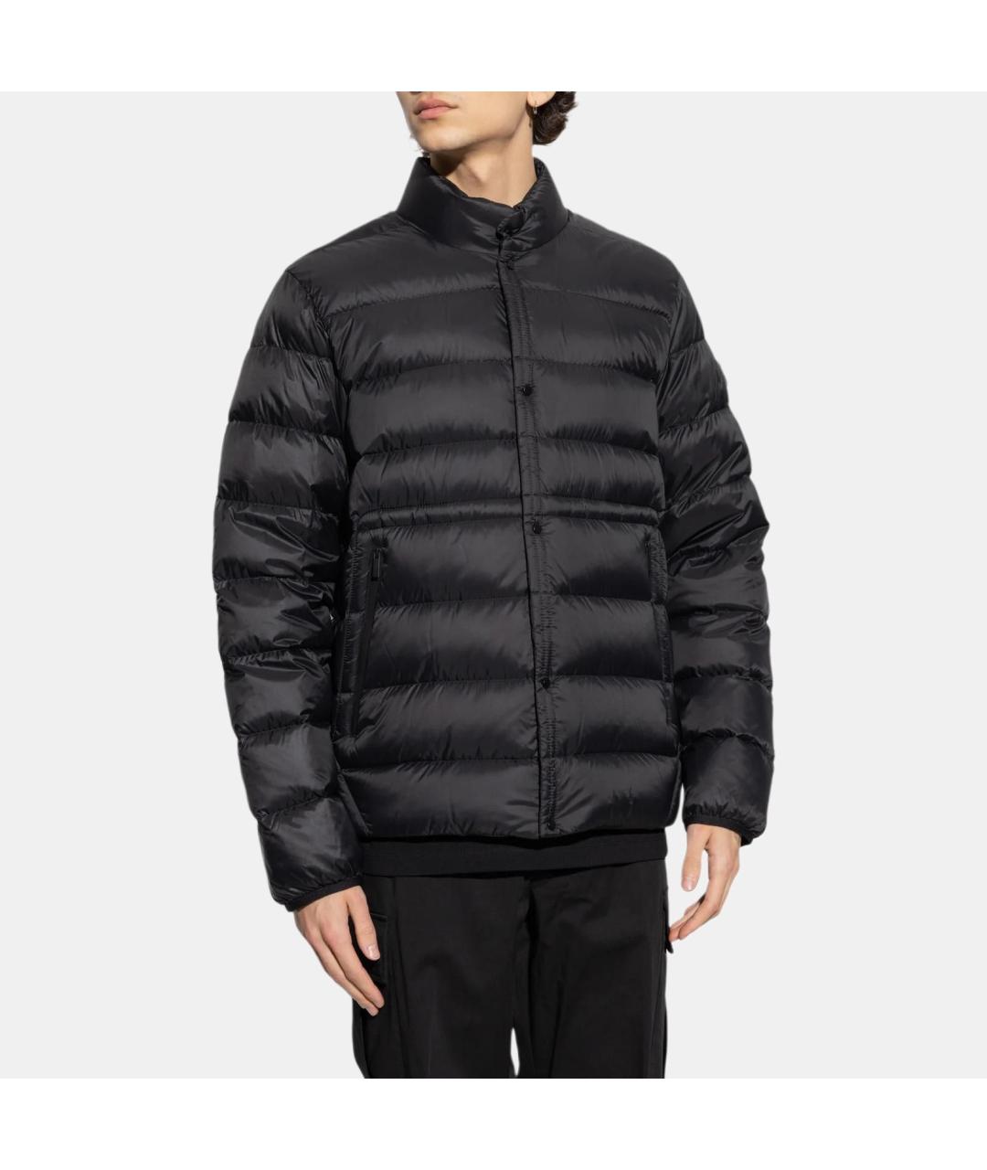 MONCLER Черная полиамидовая куртка, фото 2