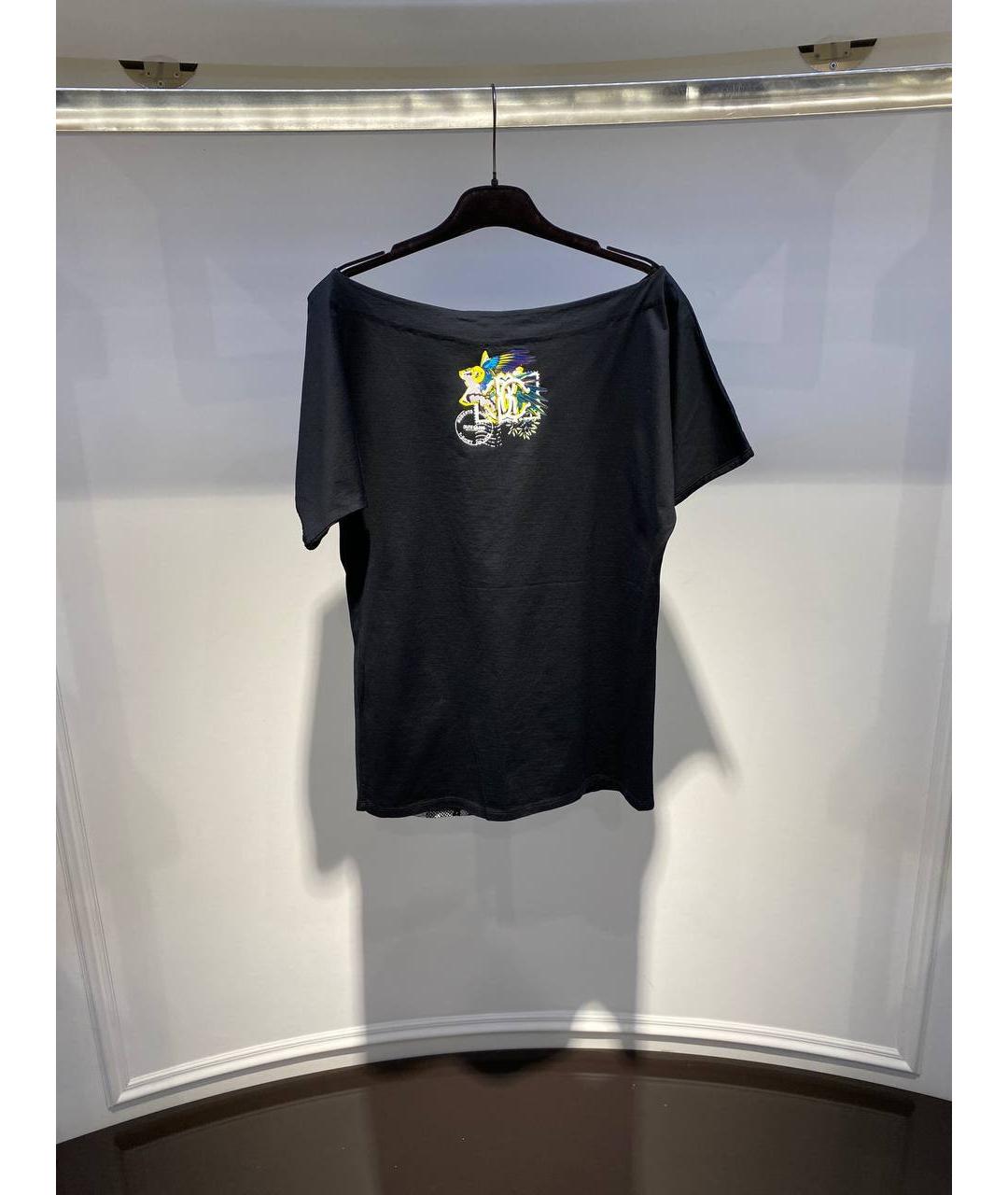 ROBERTO CAVALLI Мульти хлопковая футболка, фото 3