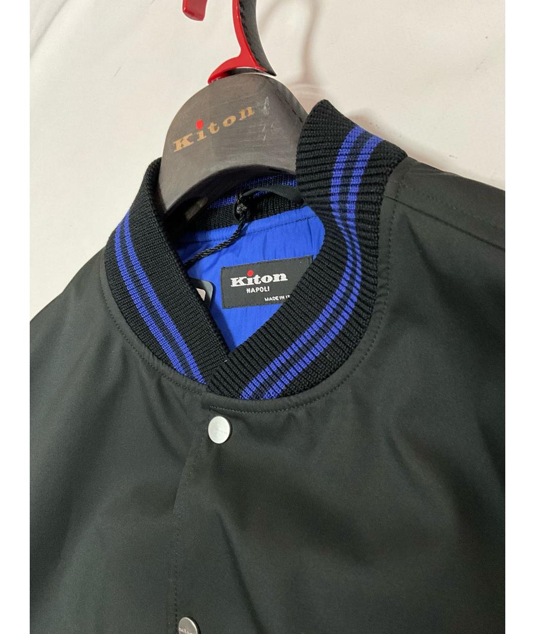 KITON Черная полиамидовая куртка, фото 3