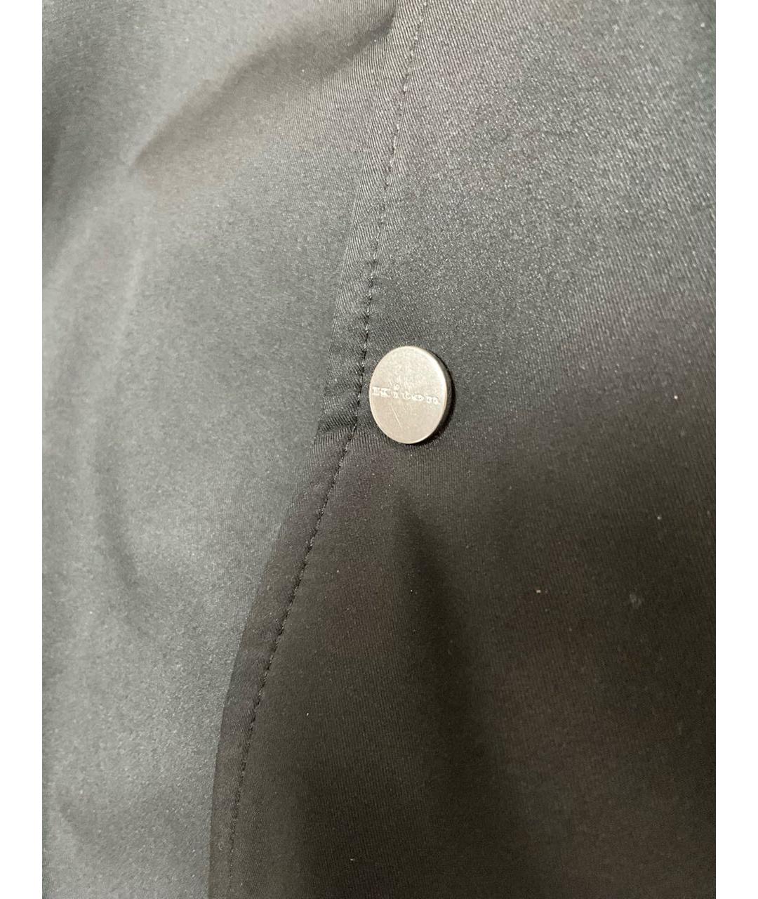 KITON Черная полиамидовая куртка, фото 2