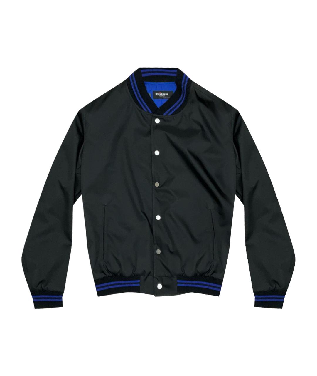 KITON Черная полиамидовая куртка, фото 1