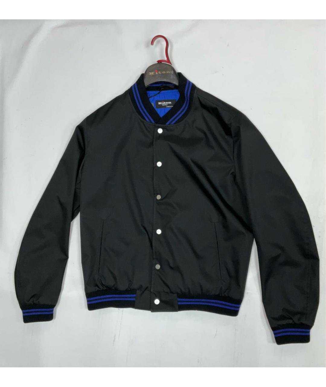 KITON Черная полиамидовая куртка, фото 8