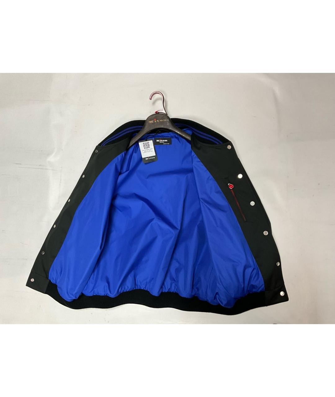 KITON Черная полиамидовая куртка, фото 4