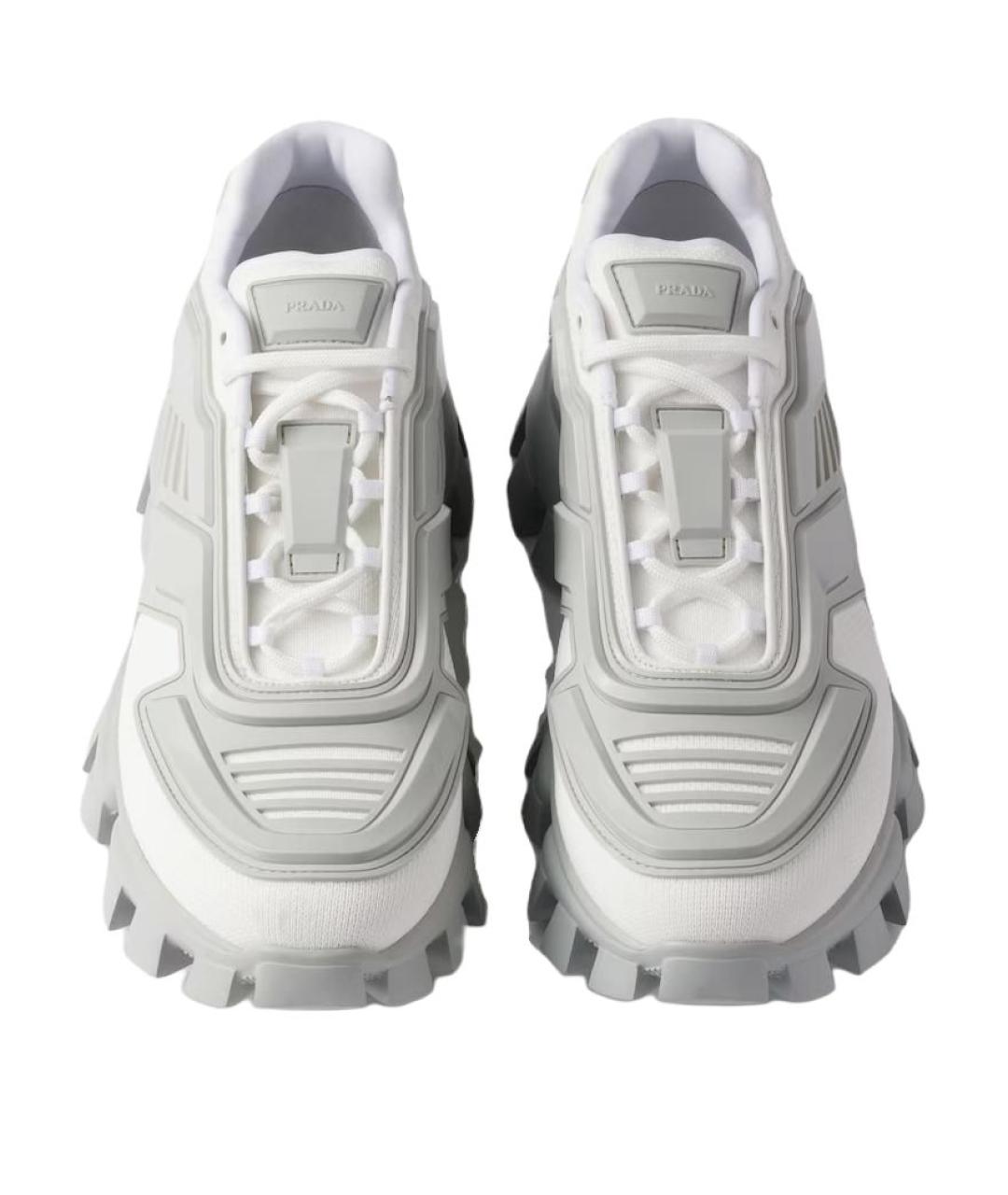 PRADA Белые высокие кроссовки / кеды, фото 5