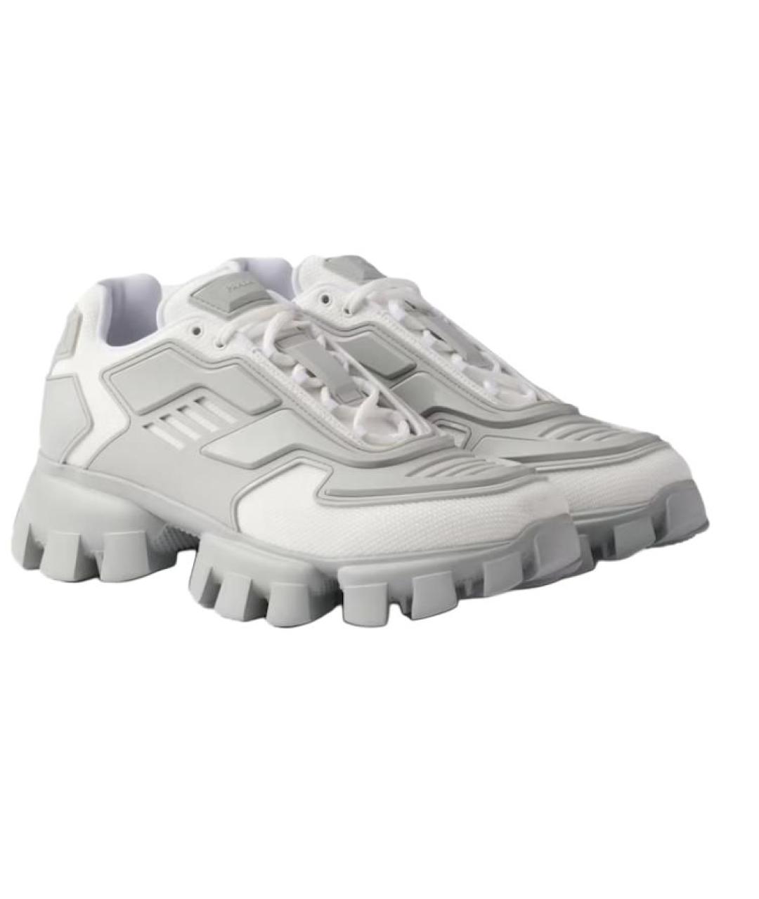 PRADA Белые высокие кроссовки / кеды, фото 3