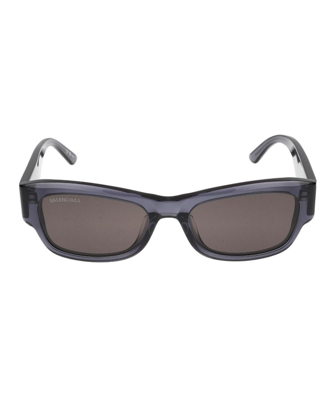 BALENCIAGA Серые пластиковые солнцезащитные очки, фото 2
