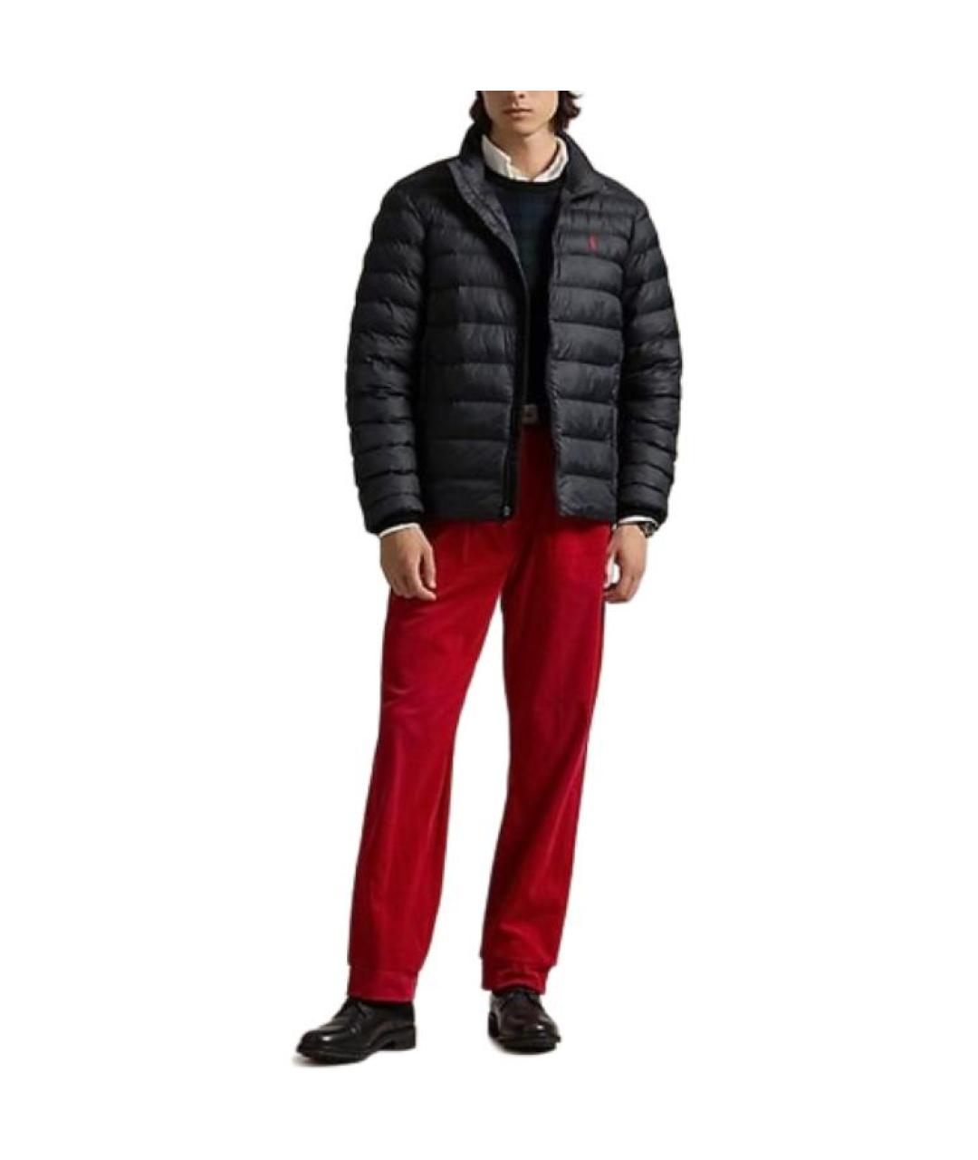 POLO RALPH LAUREN Черный пуховик, фото 2