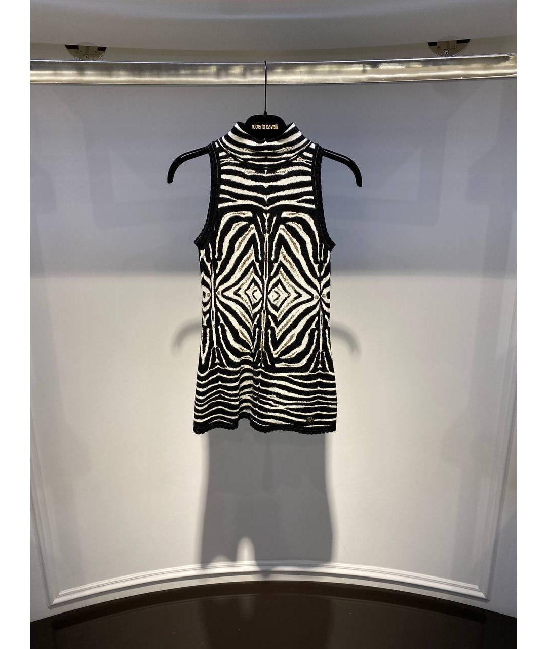 ROBERTO CAVALLI Мульти вискозная майка, фото 4