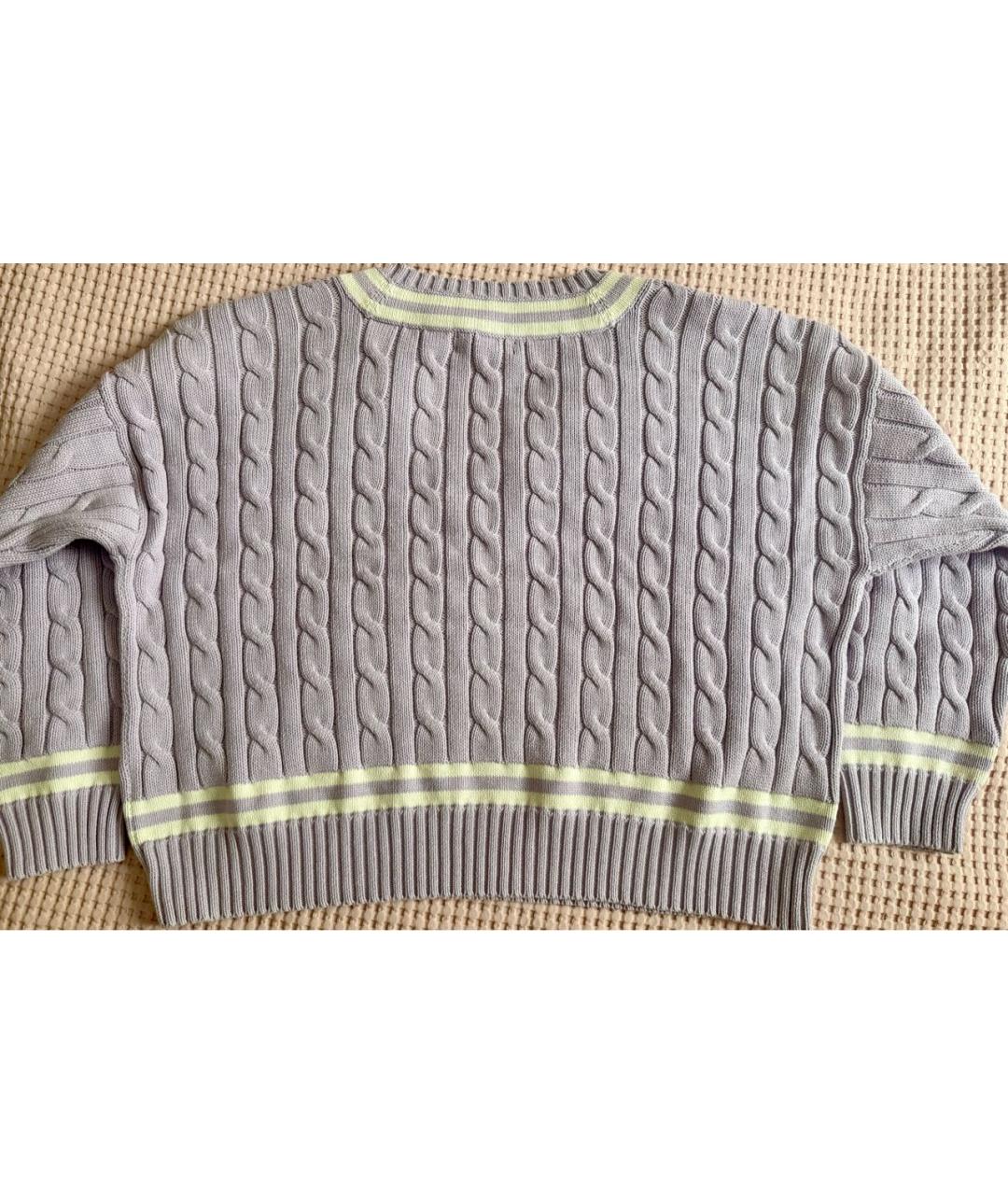 RALPH LAUREN Фиолетовый хлопковый джемпер / свитер, фото 2