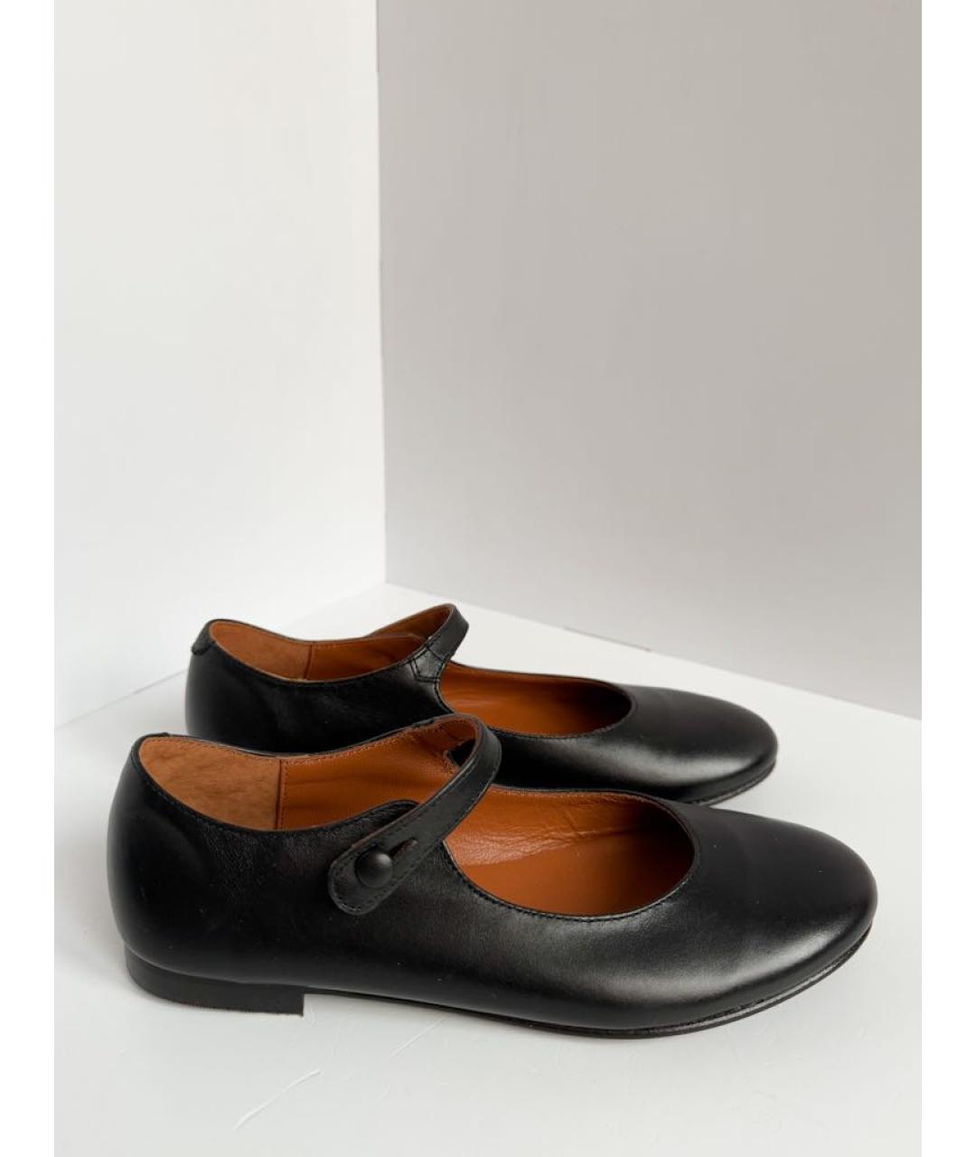 BONPOINT Черные кожаные туфли, фото 9