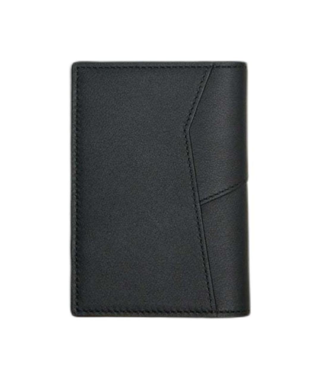 LOEWE Черный кожаный кардхолдер, фото 2