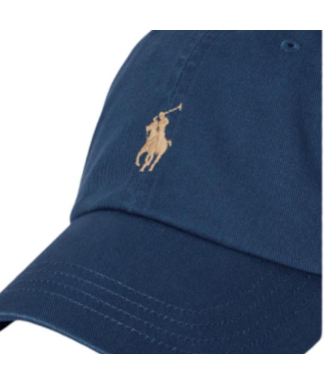 POLO RALPH LAUREN Темно-синяя хлопковая кепка, фото 3