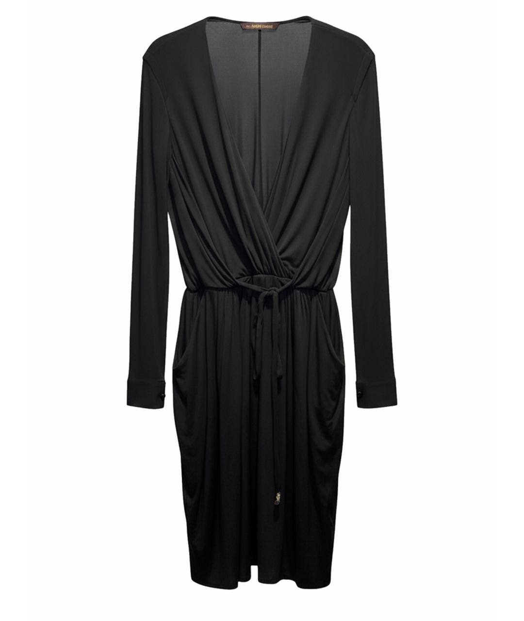 ROBERTO CAVALLI Коричневое шелковое платье, фото 1