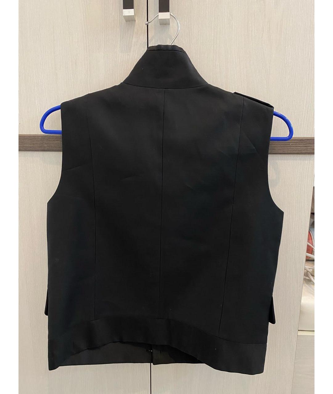 DSQUARED2 Темно-синий шерстяной жилет, фото 2