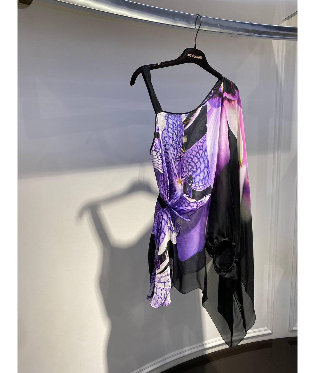 ROBERTO CAVALLI Мульти шелковая туника, фото 2