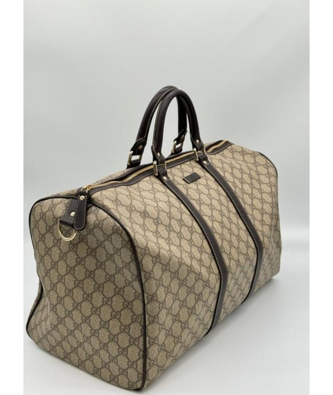 GUCCI Бежевая дорожная/спортивная сумка, фото 2