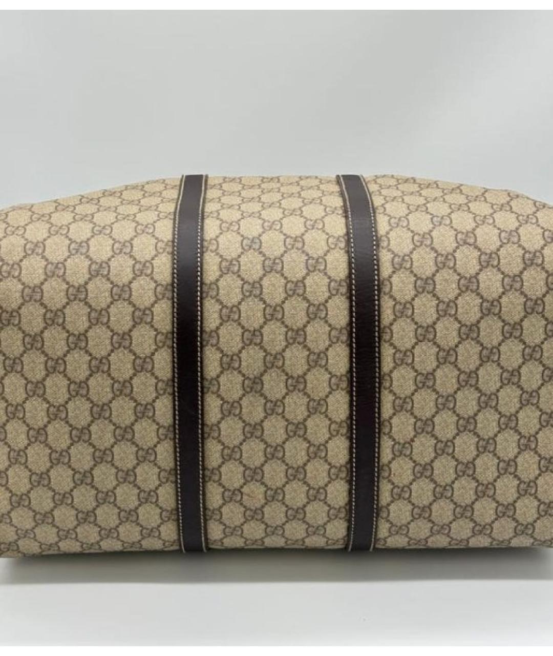 GUCCI Бежевая дорожная/спортивная сумка, фото 4