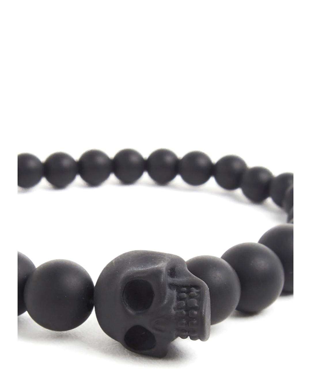 ALEXANDER MCQUEEN Черный браслет, фото 3