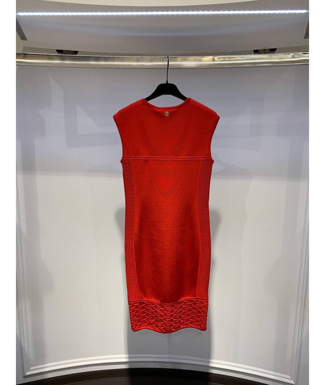 ROBERTO CAVALLI Красное вискозное платье, фото 3