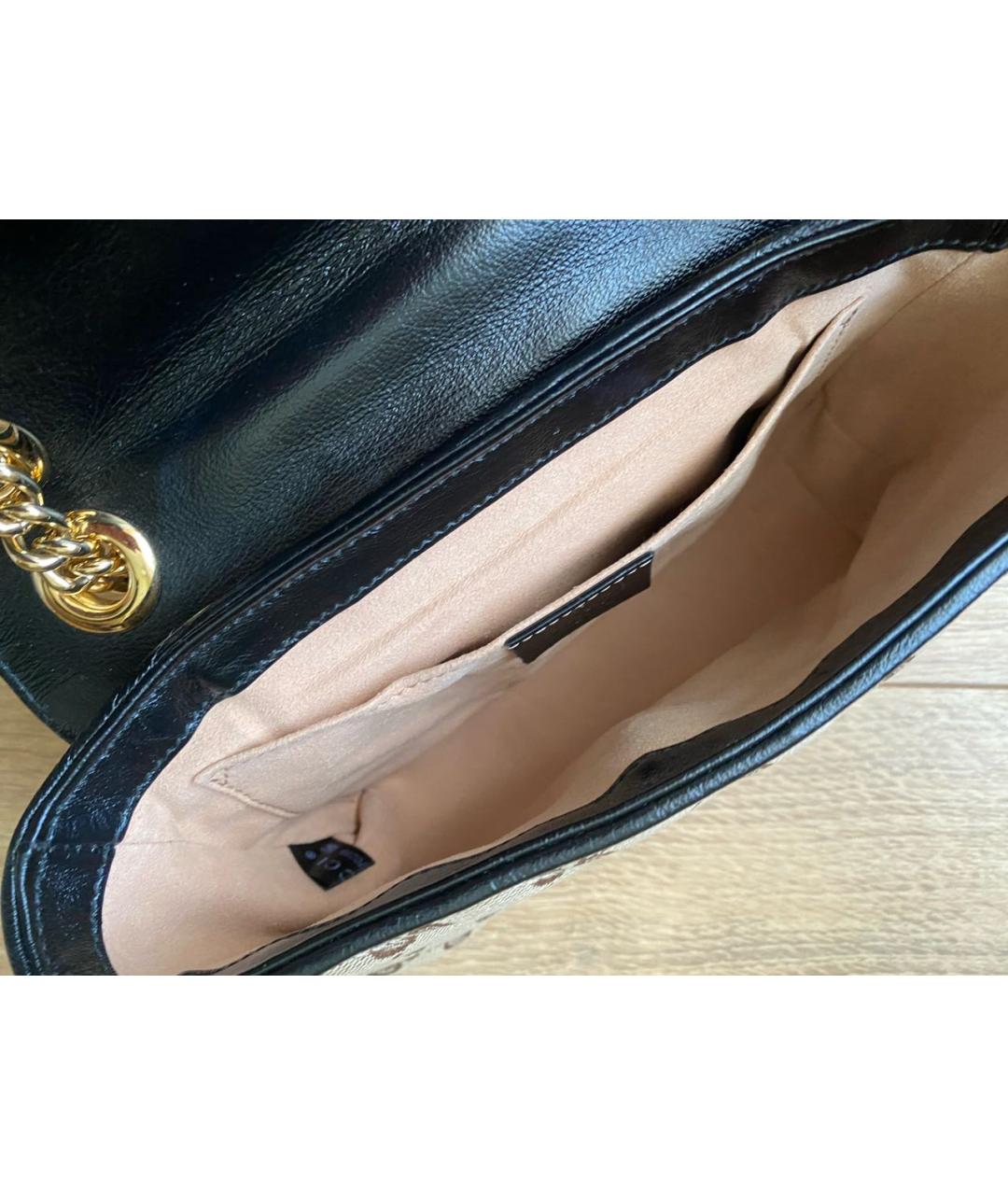 GUCCI Бежевая тканевая сумка через плечо, фото 7