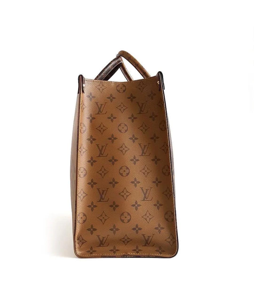 LOUIS VUITTON Коричневая сумка с короткими ручками, фото 6