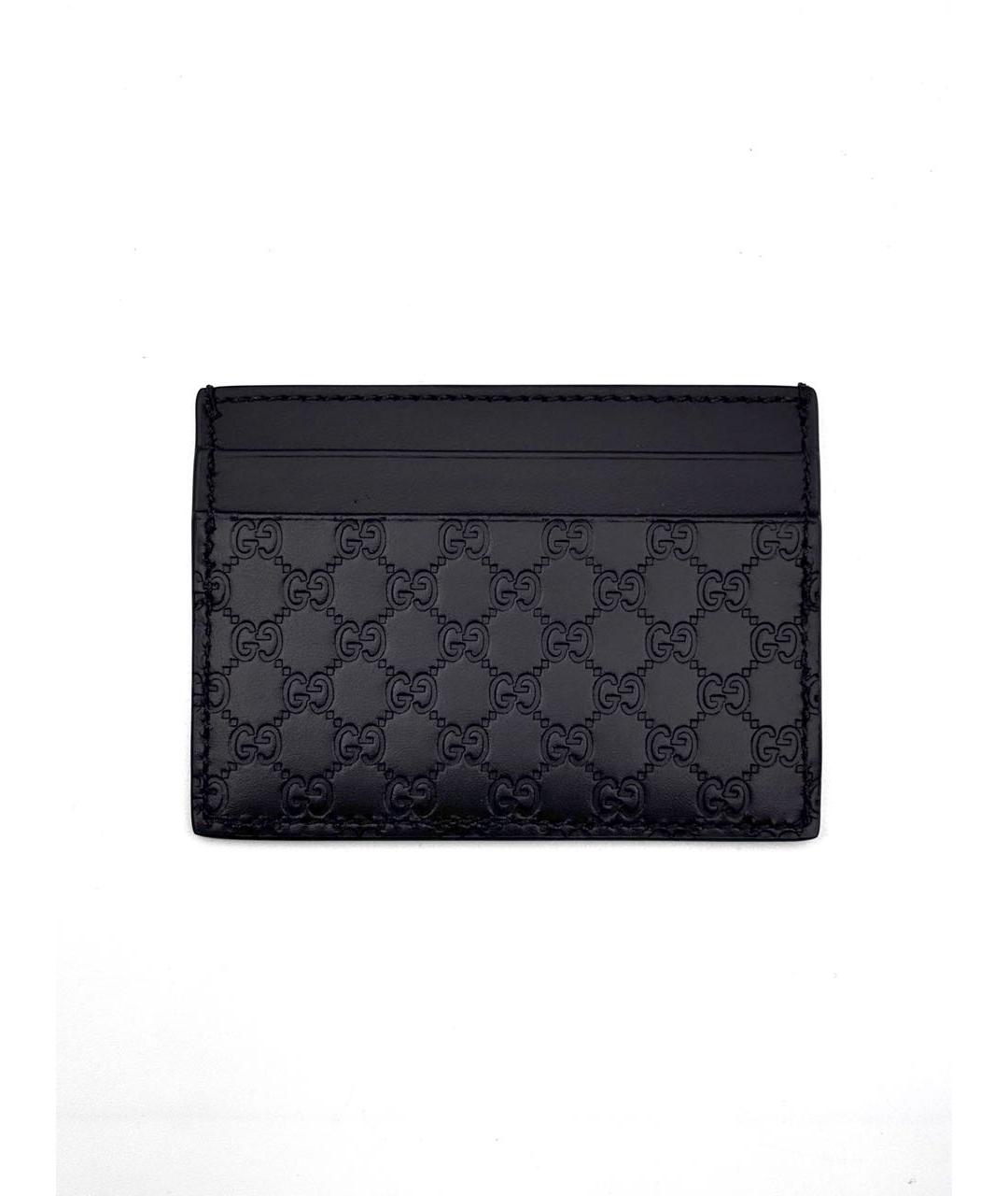 GUCCI Черный кожаный кардхолдер, фото 4