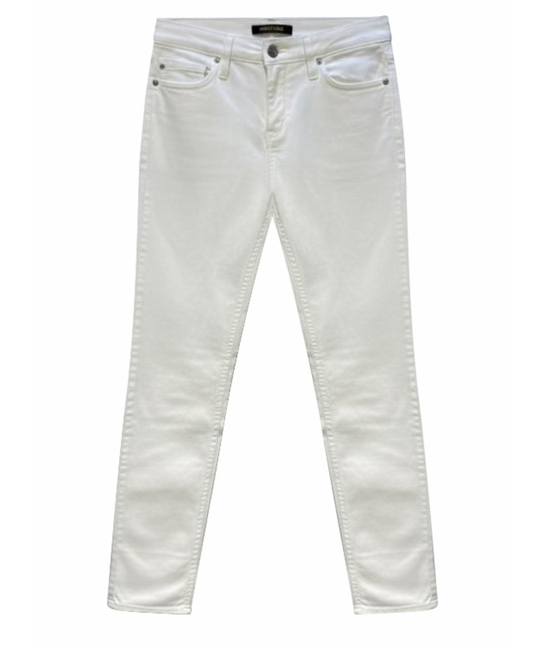ROBERTO CAVALLI Белые хлопковые прямые джинсы, фото 1