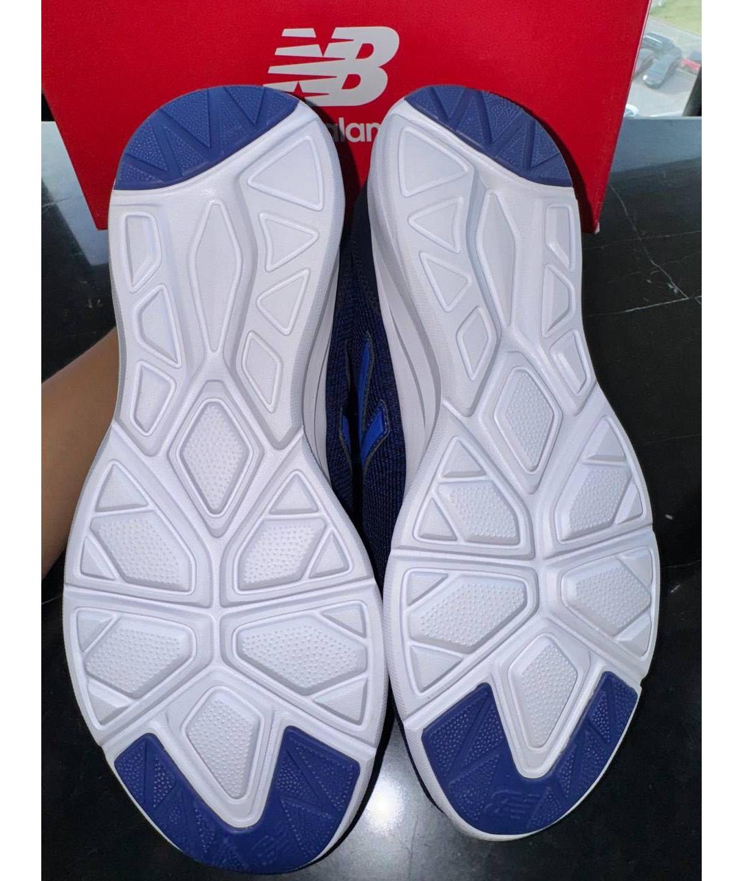 NEW BALANCE Синие текстильные низкие кроссовки / кеды, фото 6