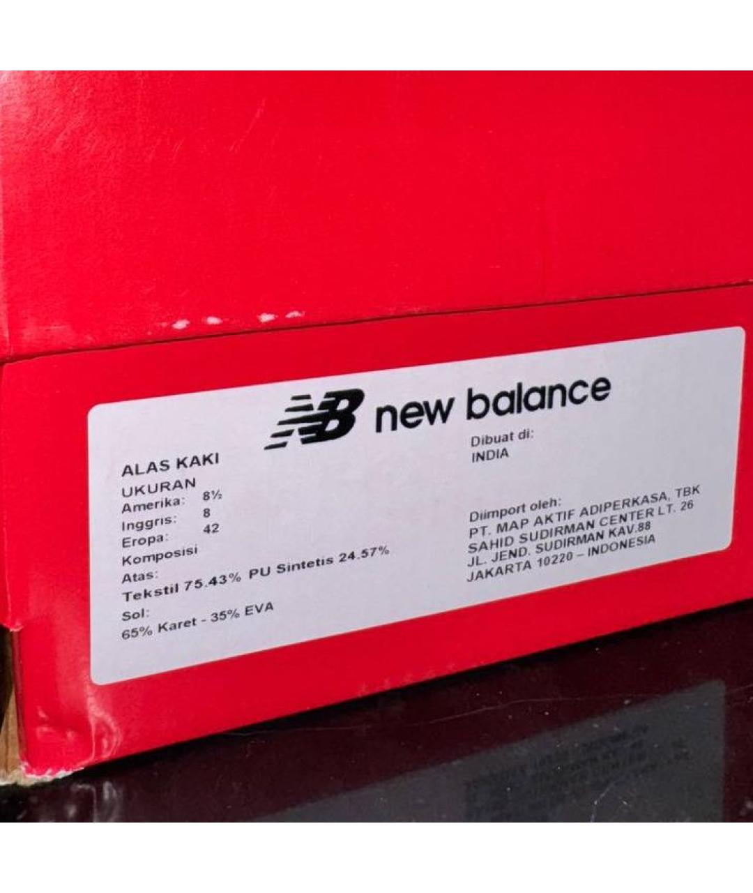 NEW BALANCE Синие текстильные низкие кроссовки / кеды, фото 8