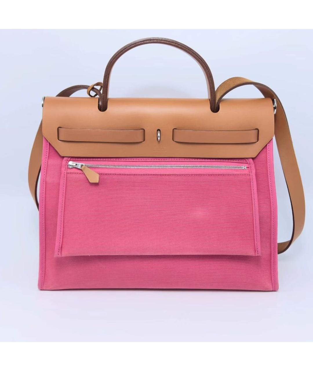 HERMES Розовая сумка с короткими ручками, фото 2