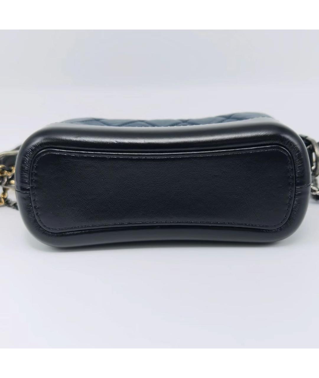 CHANEL Синяя кожаная сумка через плечо, фото 2